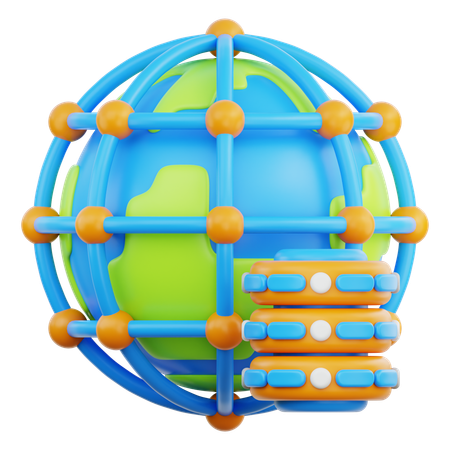 Big Data  3D Icon