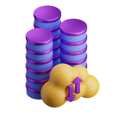 Big Data  3D Icon