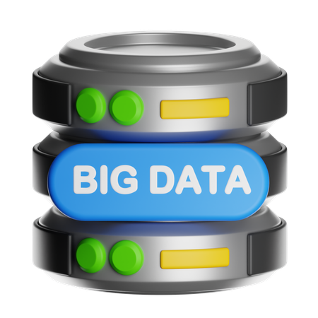 Big Data  3D Icon