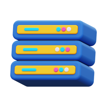 Big Data  3D Icon