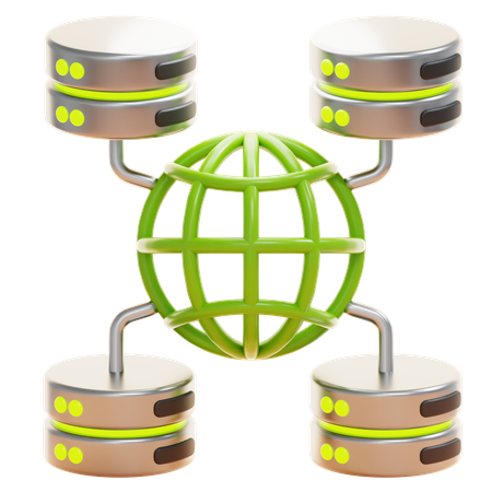 Big Data  3D Icon