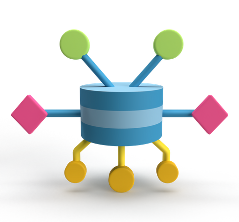 Big Data  3D Icon