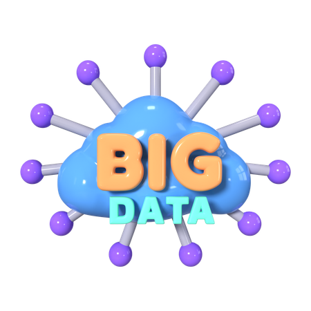 Big Data  3D Icon