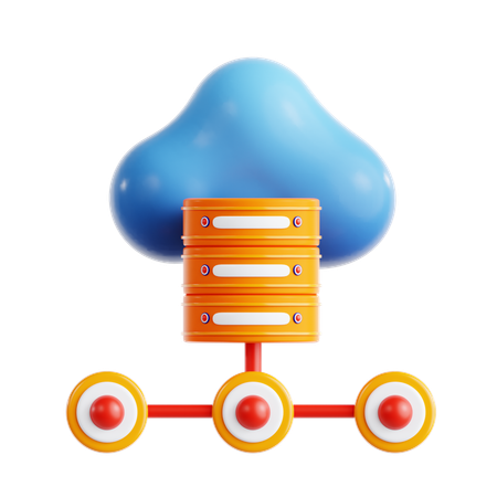Big Data  3D Icon