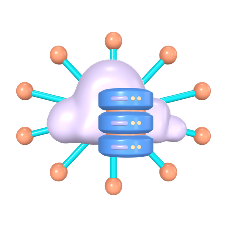 Big Data  3D Icon