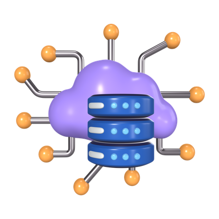 Big Data  3D Icon