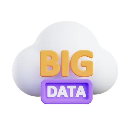 Big Data 3D Icon