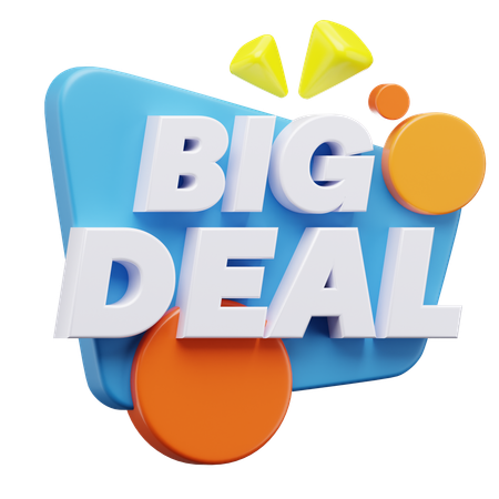 Big Deal  3D Icon