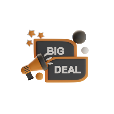 Big Deal Badge  3D Icon