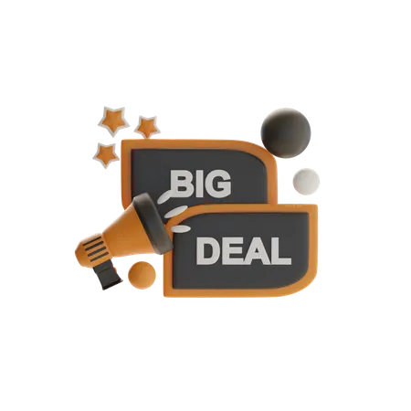 Big Deal Badge  3D Icon