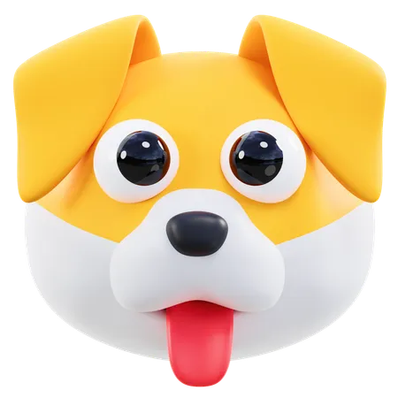 大きい犬  3D Icon