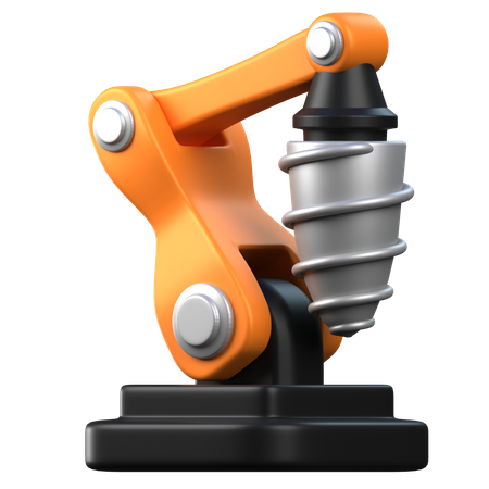 Big Drill Robotic Arm  3D Icon