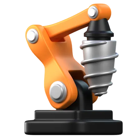 Big Drill Robotic Arm  3D Icon