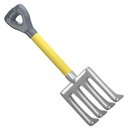 Big Garden Fork  3D Icon