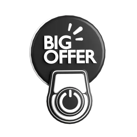 Big Offer  3D Icon