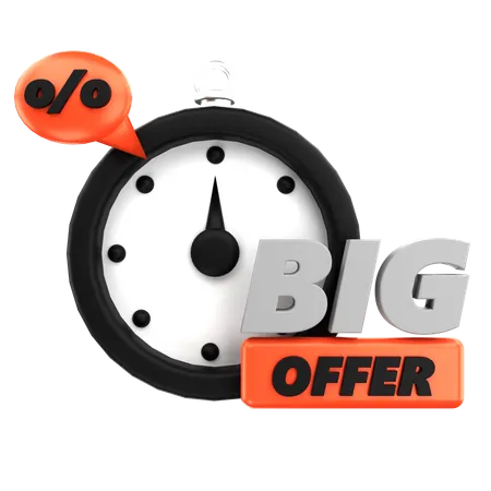 Black Friday Big Offer 3D Icon