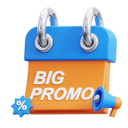Big Promo Schedule  3D Icon