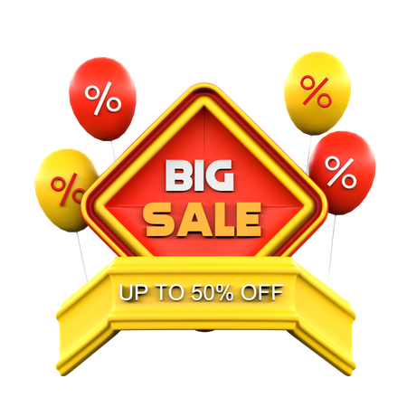 Big sale  3D Icon