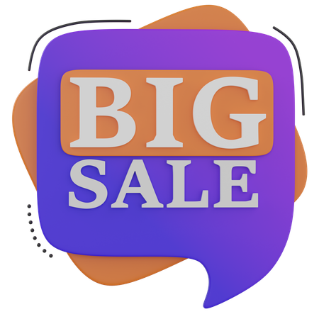 BIG SALE  3D Icon