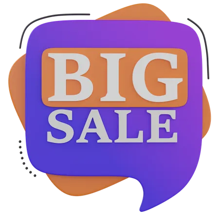 BIG SALE  3D Icon