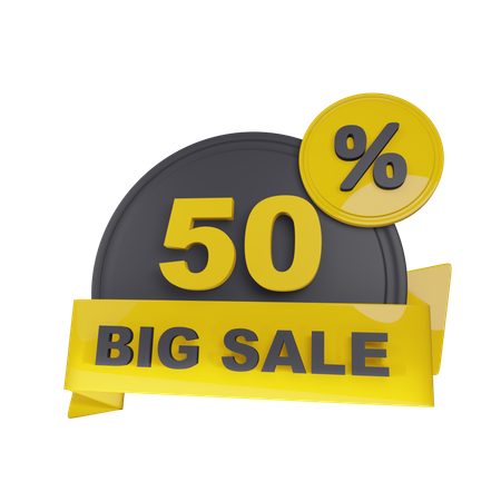 Big Sale  3D Icon