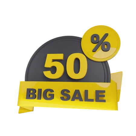 Big Sale  3D Icon