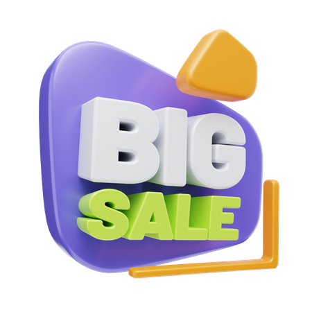 Big Sale  3D Icon