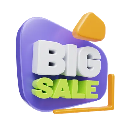Big Sale  3D Icon