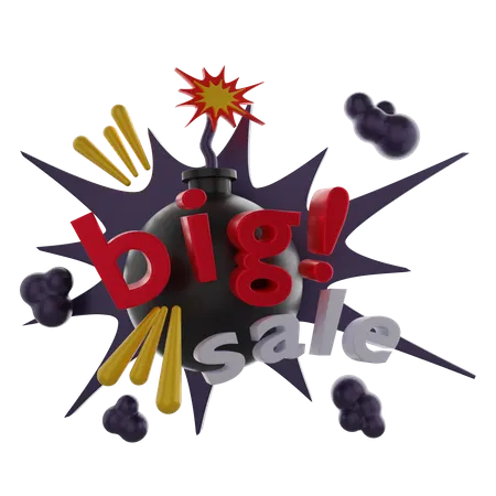 Big Sale  3D Icon