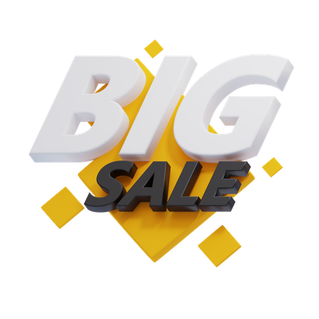 Big Sale  3D Icon