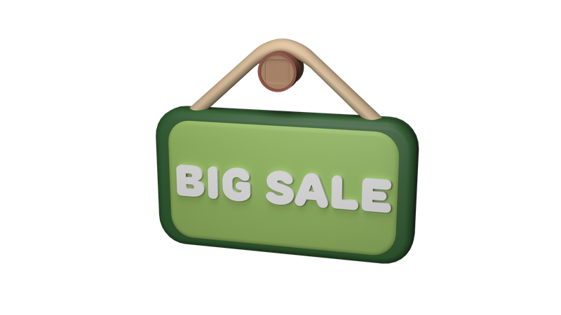 BIG SALE  3D Icon