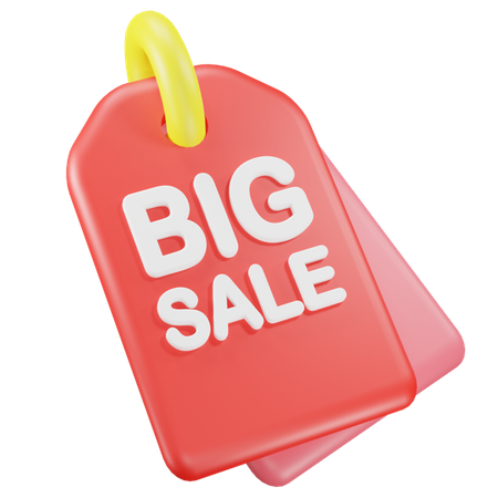 Big Sale  3D Icon