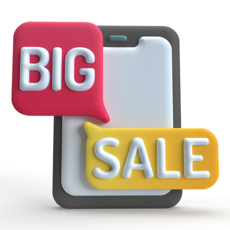 Big Sale  3D Icon