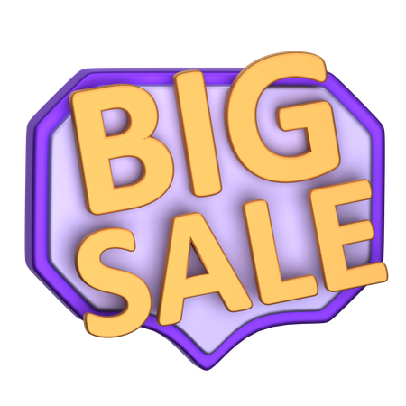 Big Sale  3D Icon