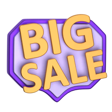 Big Sale  3D Icon