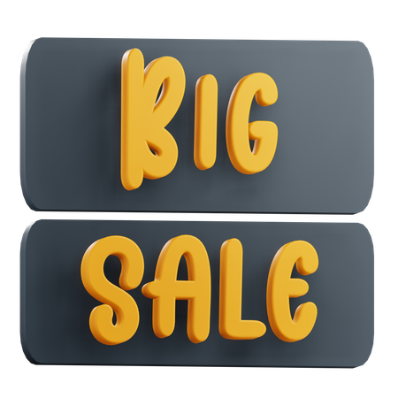 Big Sale  3D Icon