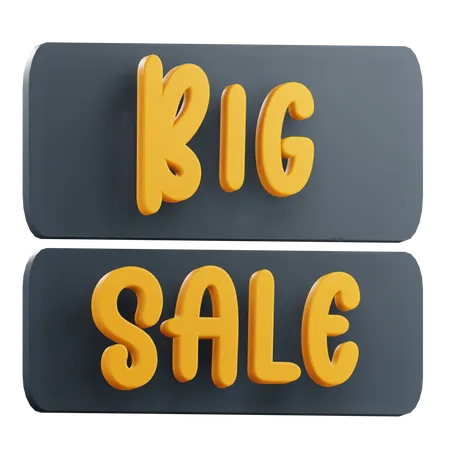 Big Sale  3D Icon