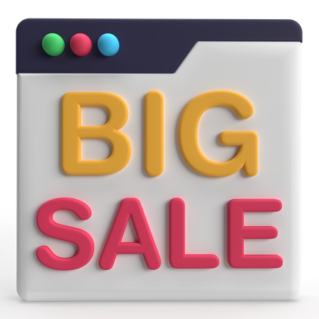 Big Sale  3D Icon