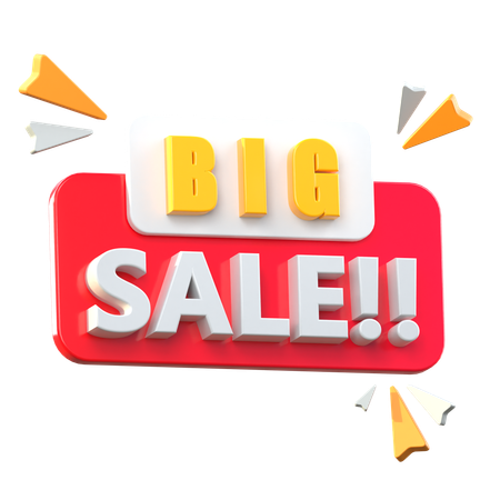 Big Sale  3D Icon