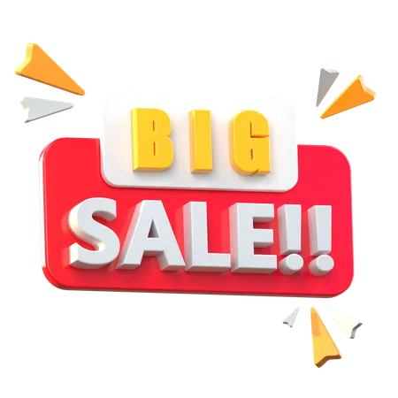 Big Sale  3D Icon