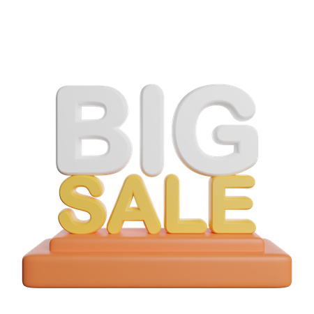 Big Sale  3D Icon