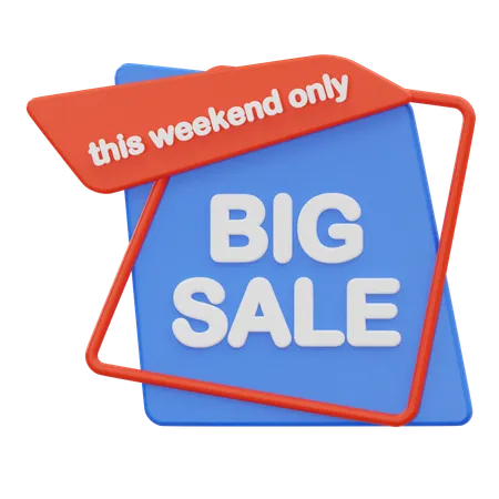 Big Sale  3D Icon