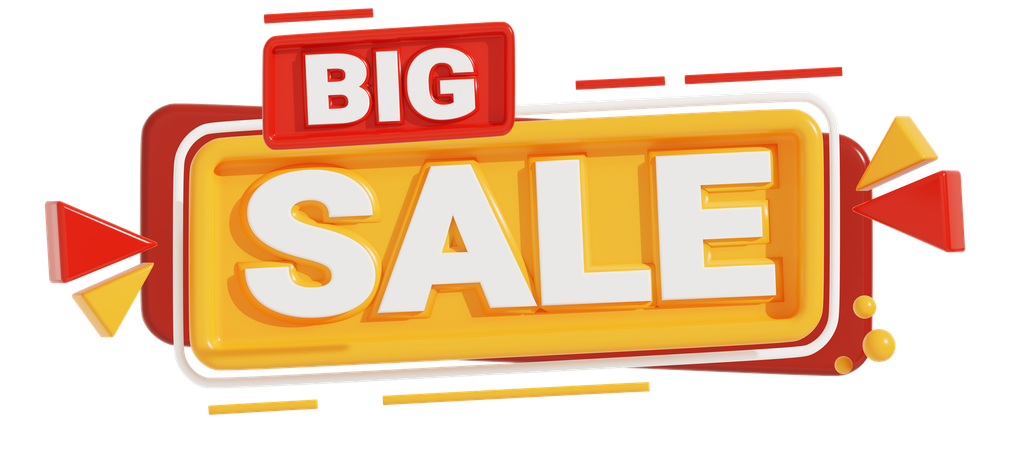 Big Sale  3D Icon