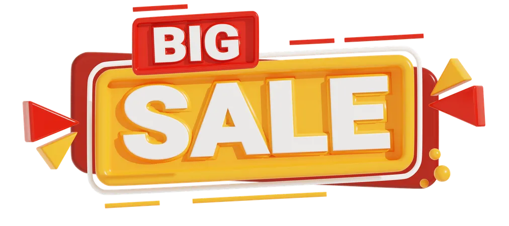Big Sale  3D Icon