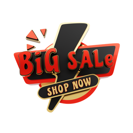 Big Sale  3D Icon