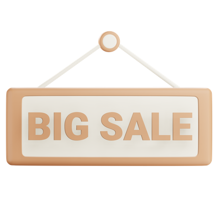 Big Sale  3D Icon