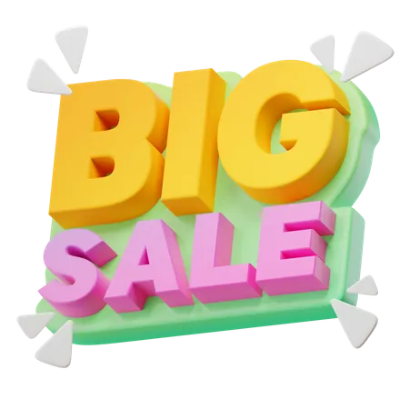 Big Sale  3D Icon