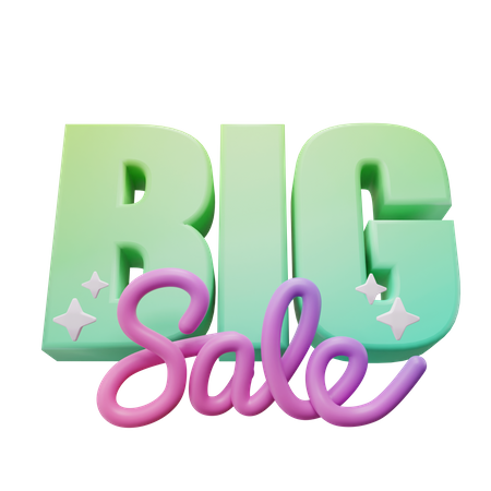 Big Sale  3D Icon