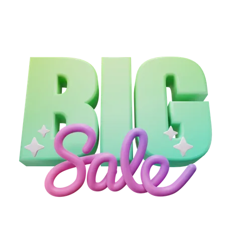 Big Sale  3D Icon