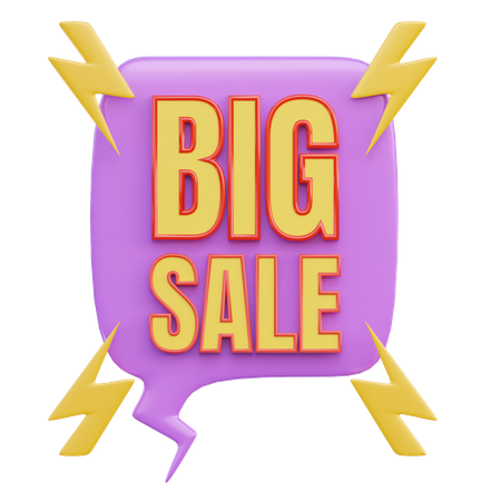 Big Sale  3D Icon